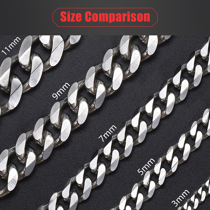Cuban Link Stainless Steel Chain