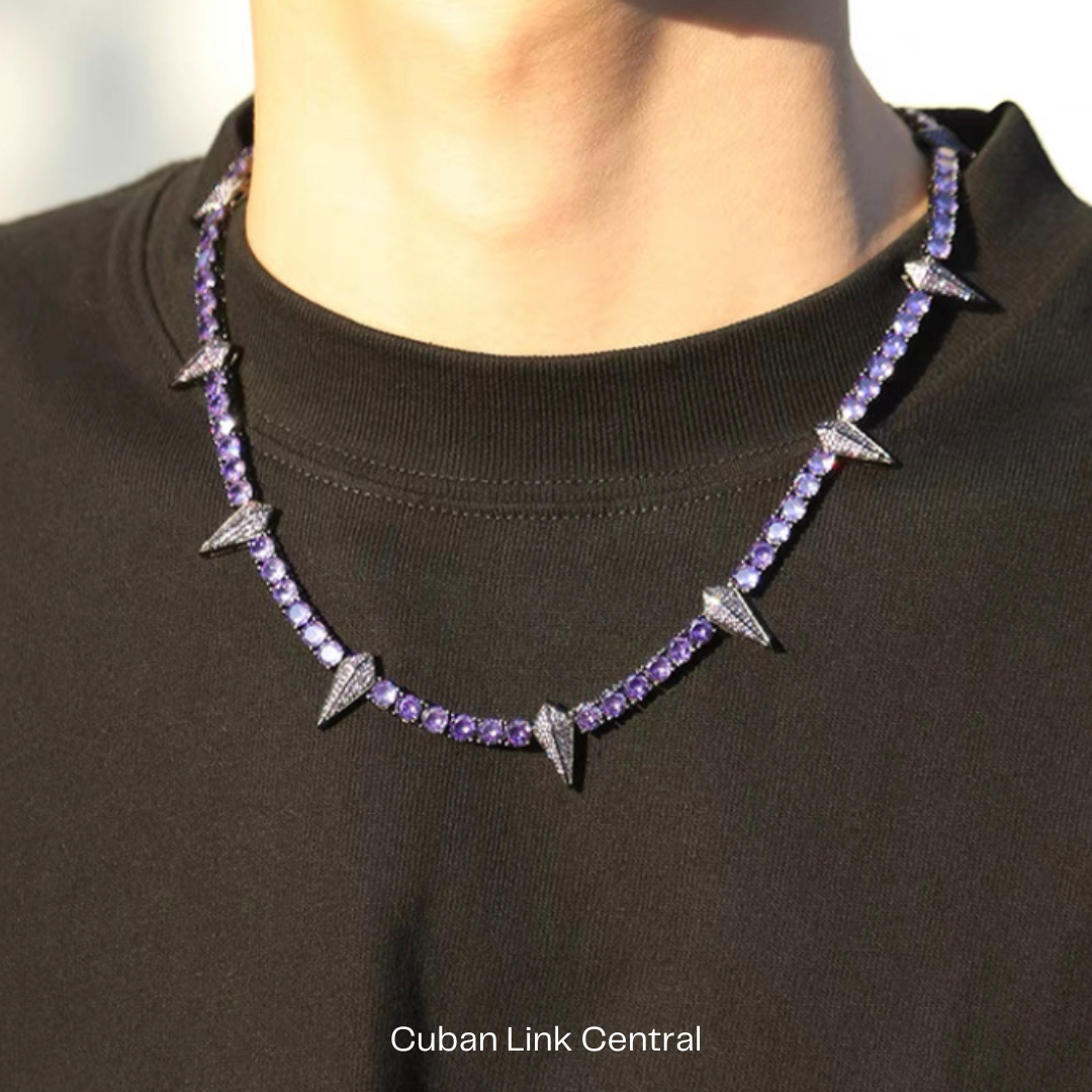 Black panther chain iced out deals