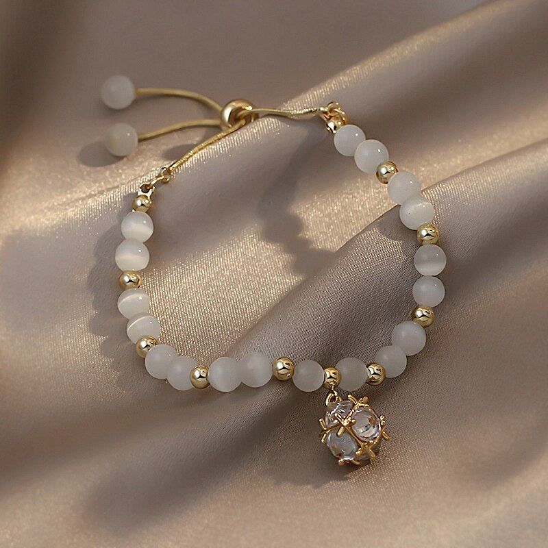 Pearl Bracelet With Pendant