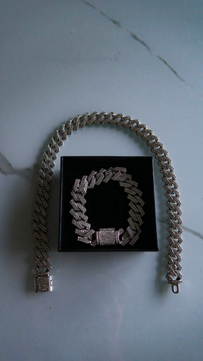 13MM Iced Out Cuban Link Chain