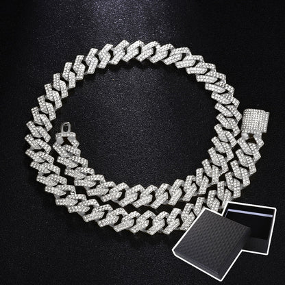 13MM Iced Out Cuban Link Chain